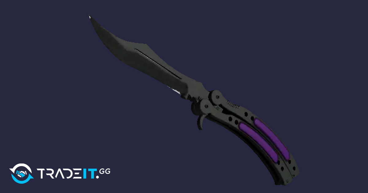 Butterfly Knife Ultraviolet | Tradeit