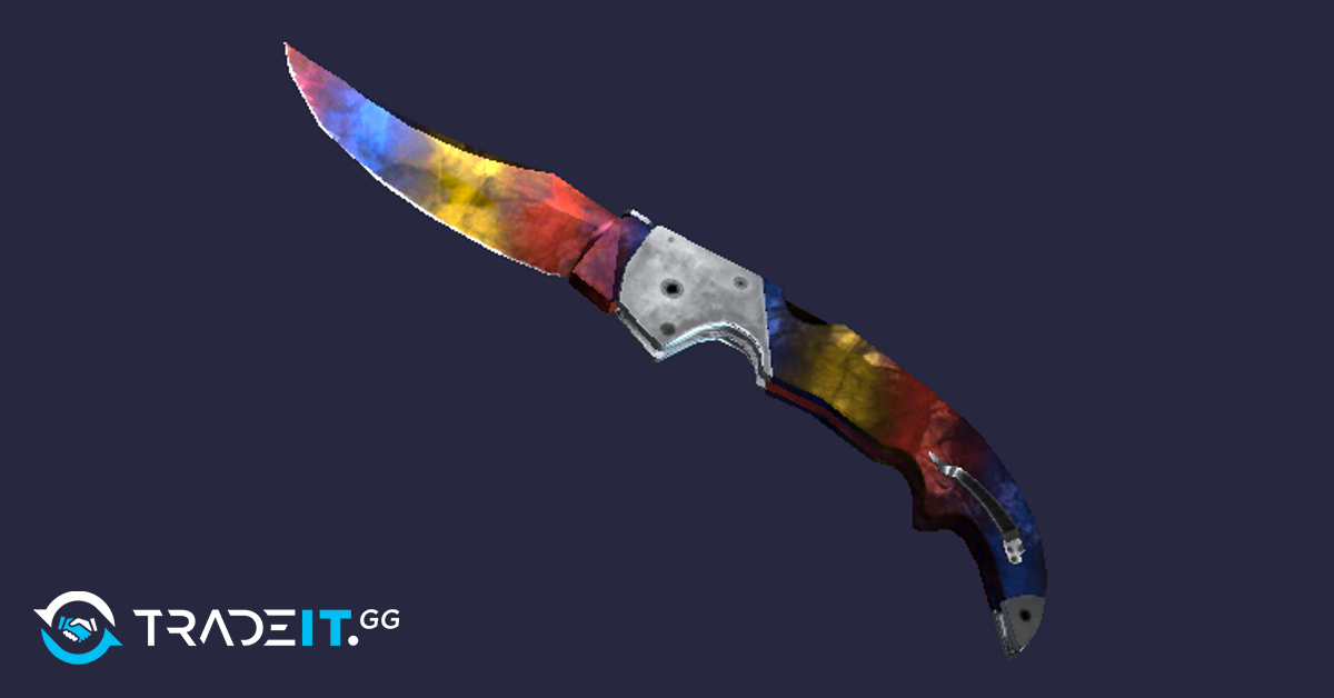 Falchion Knife Marble Fade | Tradeit