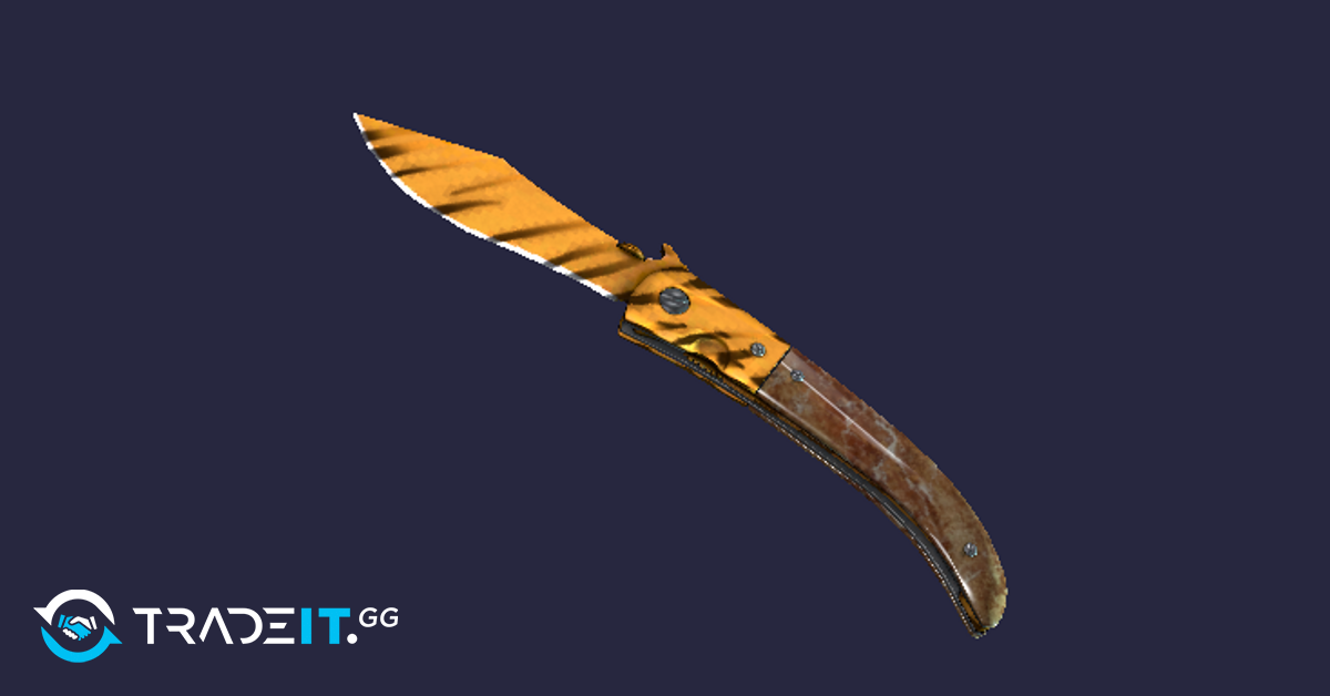 Navaja Knife Tiger Tooth | Tradeit